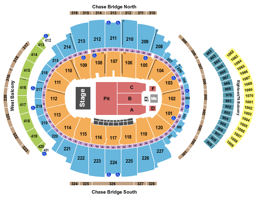 Madison Square Garden Mumford & Sons Seating Chart